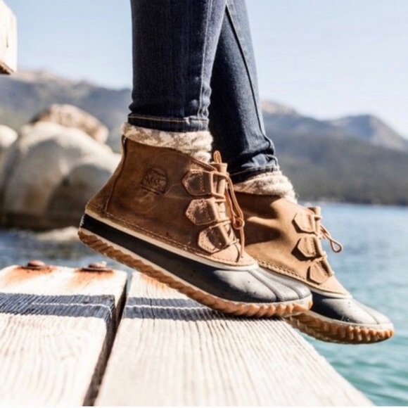 Sorel Shoes - Sorel Out N’ About Duck Bootie Boots Brown 8.5